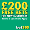Get your sports betting on at Bet365 Sportsbook